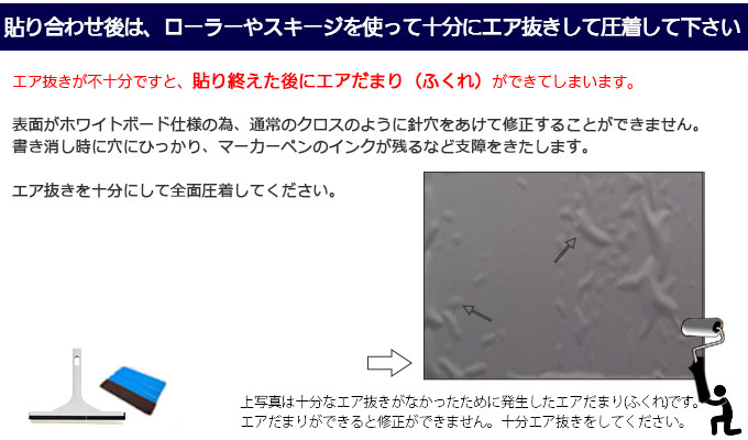 貼り付けたい場所にマーキングする(位置決め）