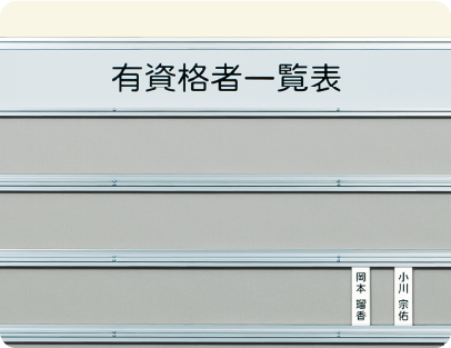 フレームにはご希望のタイトルを入れられます