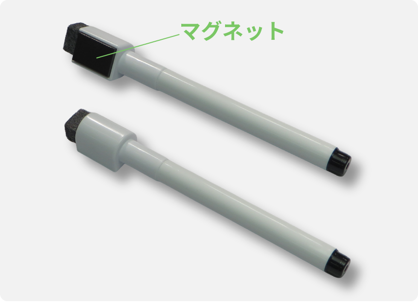 イレーザー付ホワイトボードマーカー(マグネット付)