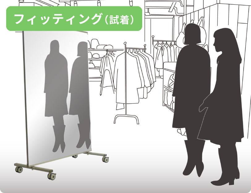 フィッティング（試着）